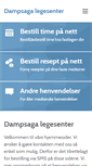 Mobile Screenshot of dampsagalegesenter.no